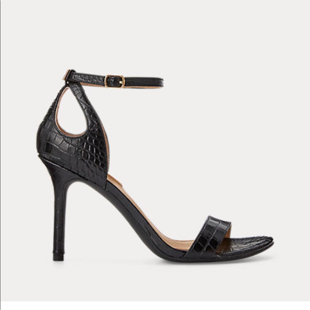 Lauren Ralph Lauren Gretchin Leather Sandal Size 9